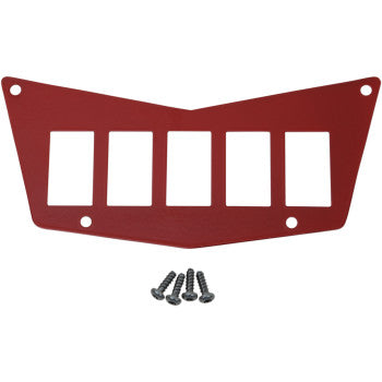 5 SLOT CENTER DASH SWITCH PLATE FOR POLARIS RZR 570 & 800
