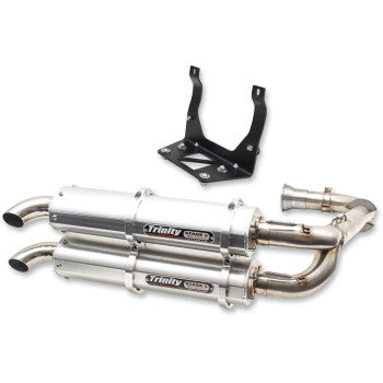 STAGE 5 CHROME EXHAUST LIP ON FOR CAN AM MAVERICK