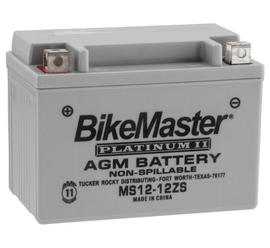 BIKEMASTER MS12-12ZS Battery, 12V Battery, 151mm for Honda, Yamaha, BMS