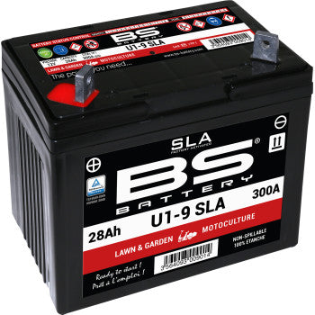 BS BATTERYSLA Factory- Activated AGM Maintenance-Free Battery Battery - U1-9  FOR JOHN DEERE