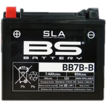 BS  BATTERY SLA Factory- Activated AGM Maintenance-Free Battery Battery - BB7B-B (YB) FOR YAMAHA TTR 225