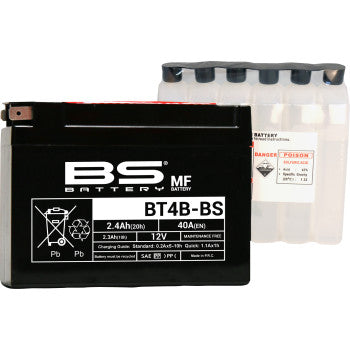 BS BATTERY 300625Maintenance-Free Battery Battery - BT4B-BS (YT) FOR SUZUKI