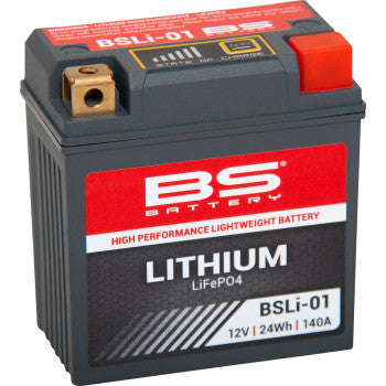 BS BATTERY Lithium Battery Lithium Battery - BSLI-02 FOR SHERCO, RIEJU, HUSQVARNA, KTM, HONDA, YAMAHA, BETA, GASGAS, & SUZUKI