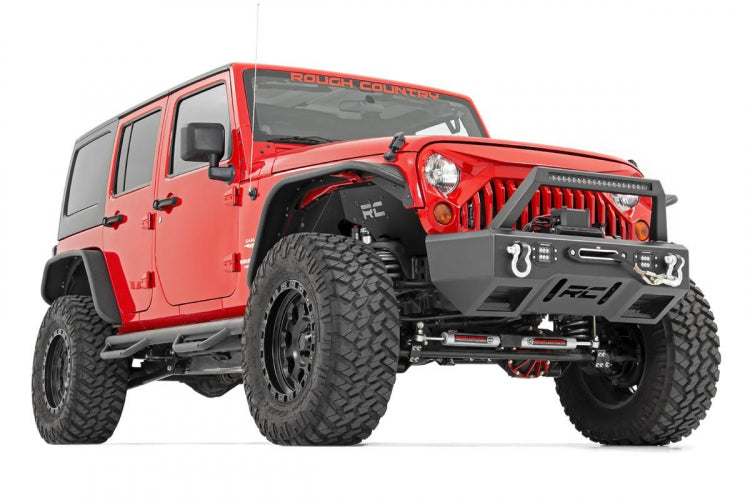 ROUGH COUNTRY FLAT FENDER FLARE STEEL | JEEP WRANGLER JK (2007-2018)