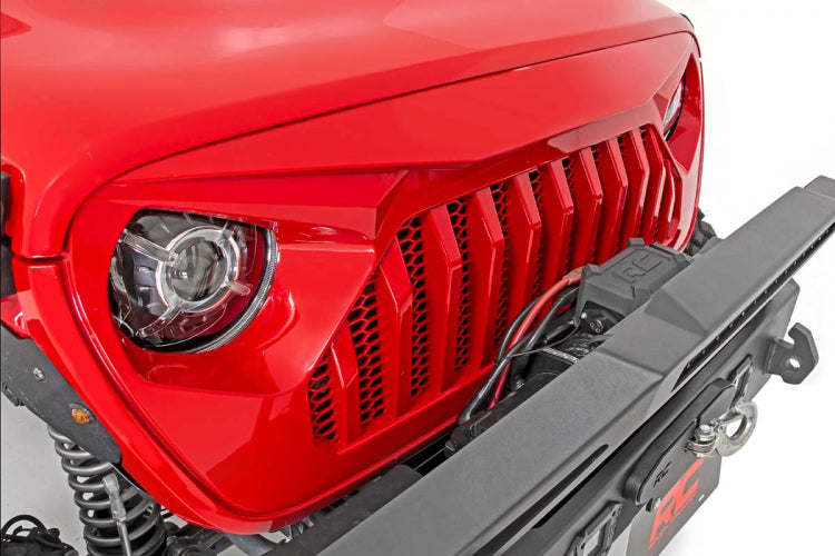 ROUGH COUNTRY REPLACEMENT GRILLE ANGRY EYES | JEEP GLADIATOR JT (20-23)/WRANGLER JL (18-23)