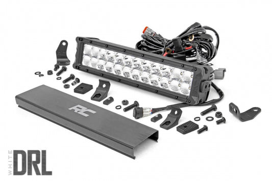 ROUGH COUNTRY CHROME SERIES LED LIGHT 12 INCH | DUAL ROW | WHITE DRL