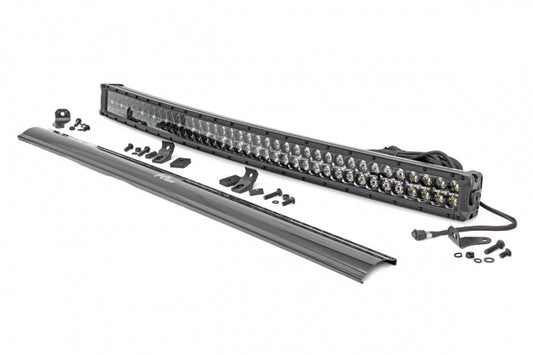 ROUGH COUNTRY BLACK SERIES LED 40 INCH LIGHT| CURVED DUAL ROW | WHITE DRL