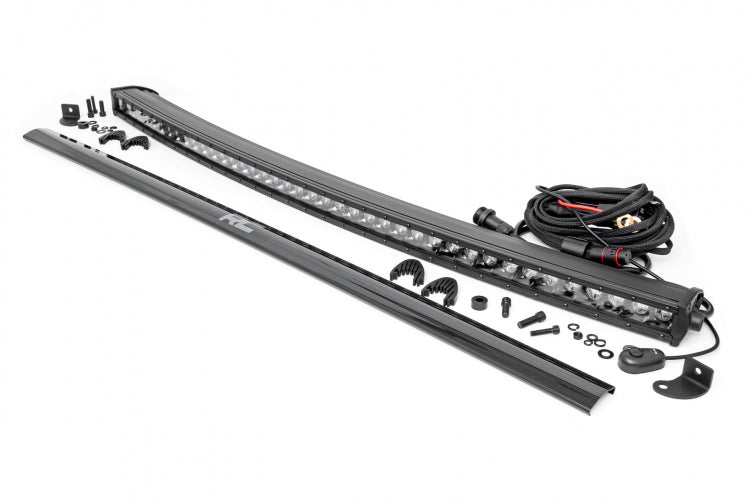 ROUGH COUNTRY BLACK SERIES LED 40 INCH LIGHT| CURVED SINGLE ROW