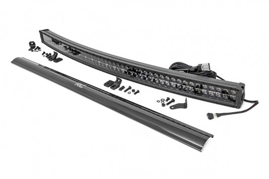 ROUGH COUNTRY BLACK SERIES LED 50 INCH LIGHT| CURVED DUAL ROW | WHITE DRL