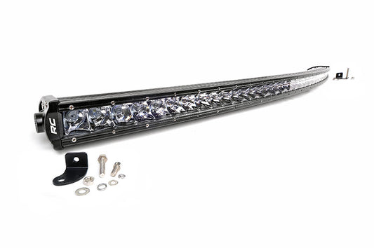 ROUGH COUNTRY CHROME SERIES LED 50 INCH LIGHT| CURVED SINGLE ROW