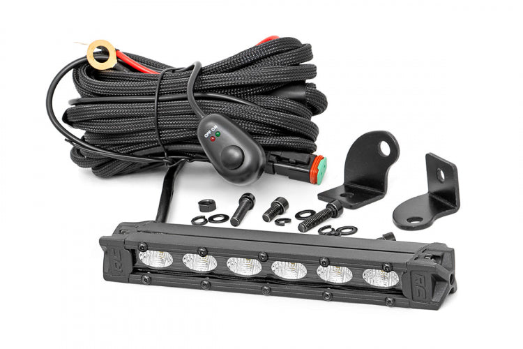 ROUGH COUNTRY BLACK SERIES LED 6" LIGHT | SLIM LINE