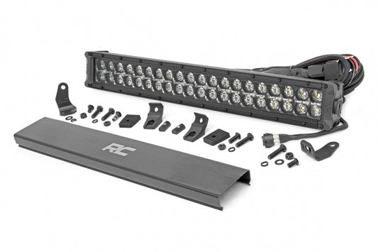 ROUGH COUNTRY BLACK SERIES LED LIGHT 20 INCH | DUAL ROW | AMBER DRL