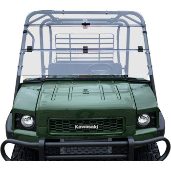 MOOSE Full Folding Windshield - Deluxe - KAWASAKI Mule 4000