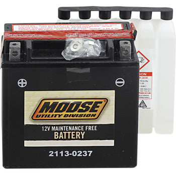MOOSE MTX14-BSAGM Maintenance-Free Battery AGM Battery - YTX14-BS