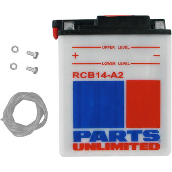 PARTS UNLIMITED RCB14-A2Heavy-Duty Battery FOR ARCTIC CAT, BIMOTA & HONDA