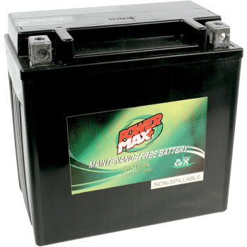 POWER MAX GTX14-BSMaintenance-Free Battery Battery - YTX14-BS FOR BMW, APRILIA, KAWASAKI, YAMAHA, TRIUMPH, HUSQVARNA,HONDA & SUZUKI