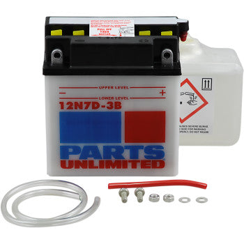 PARTS UNLIMITED Conventional Battery Kit Battery - 12N7D-3B FOR YAMAHA