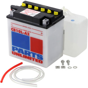 PARTS UNLIMITED Heavy-Duty 12v Battery Kit Battery - YB10L-A2 FOR YAMAHA, KAWASAKI & SUZUKI