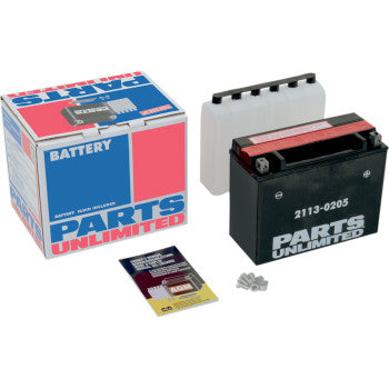 PARTS UNLIMITED AGM Maintenance-Free Battery AGM Battery - YTX24HL-BS FOR KAWASAKI, HARLEY DAVIDSON, ARCTIC CAT, HONDA, YAMAHA & SUZUKI