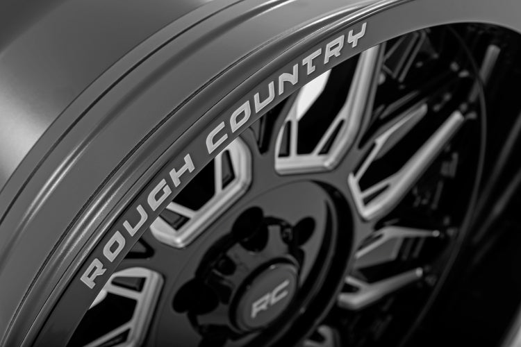 ROUGH COUNTRY 86 SERIES WHEEL ONE-PIECE | GLOSS BLACK