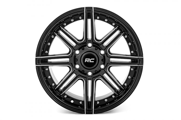 ROUGH COUNTRY 88 SERIES WHEEL ONE-PIECE | GLOSS BLACK