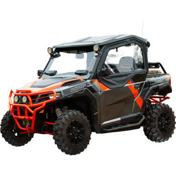 SEIZMIK Full Windshield - Vented - Polaris Ranger