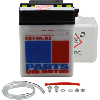 PARTS UNLIMITED Heavy-Duty 12v Battery Kit Battery - YB14A-A1 FOR YAMAHA