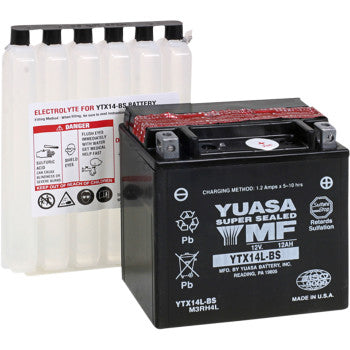 YUASA YUAM3RH4LAGM Maintenance-Free Battery FOR HARLEY DAVIDSON & BUELL