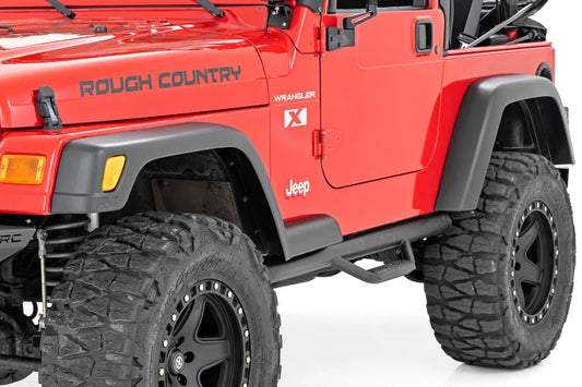 ROUGH COUNTRY FENDER FLARE KIT 5.5" WIDE | JEEP WRANGLER TJ 4WD (1997-2006)