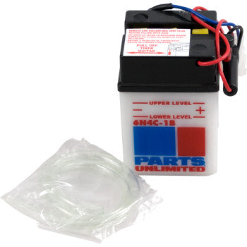 PARTS UNLIMITED R6N4C-1B Conventional Battery FOR HONDA
