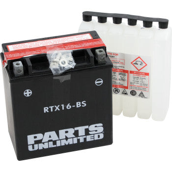 PARTS UNLIMITED RTX16-BSAGM Maintenance-Free Battery FOR BMW & SUZUKI