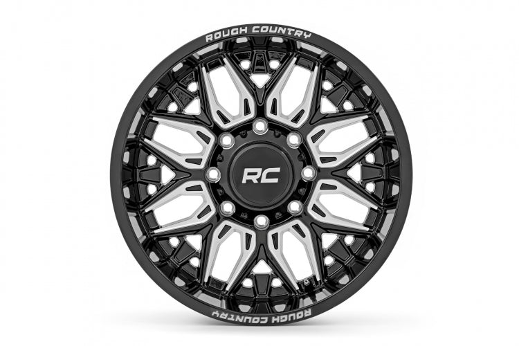ROUGH COUNTRY 86 SERIES WHEEL ONE-PIECE | GLOSS BLACK